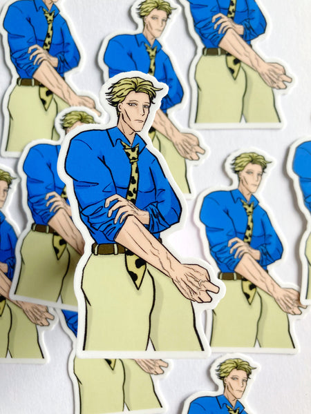 Rolled Sleeves Salary Man Sticker