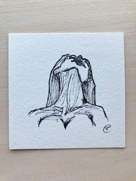 Mini Original Ink Art Ecstasy