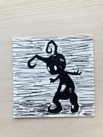 Mini Original Ink Art Heart