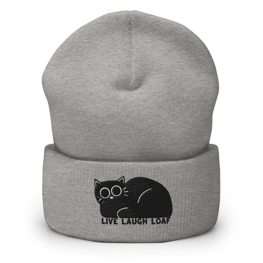 Live Laugh Loaf Cuffed Beanie