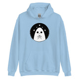 Sad Ghost Loves Halloween Unisex Hoodie