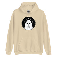 Sad Ghost Loves Halloween Unisex Hoodie