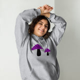 Asexual Pride Mushrooms Unisex Hoodie