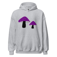 Asexual Pride Mushrooms Unisex Hoodie