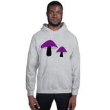 Asexual Pride Mushrooms Unisex Hoodie