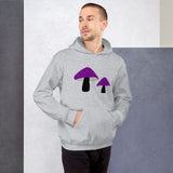 Asexual Pride Mushrooms Unisex Hoodie