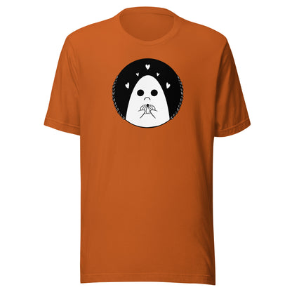 Sad Ghost Loves Halloween Unisex t-shirt