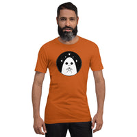 Sad Ghost Loves Halloween Unisex t-shirt