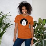 Sad Ghost Loves Halloween Unisex t-shirt