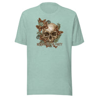 Never Split The Party DND Skull Unisex t-shirt