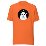 Sad Ghost Loves Halloween Unisex t-shirt