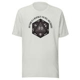 Anything Is A Weapon If You Roll High Enough DND Unisex t-shirt