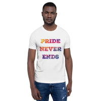 Pride Never Ends Unisex t-shirt