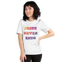 Pride Never Ends Unisex t-shirt