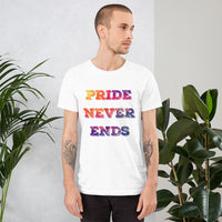 Pride Never Ends Unisex t-shirt