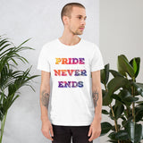 Pride Never Ends Unisex t-shirt