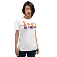 Live Laugh Lesbian Unisex t-shirt