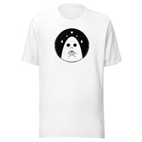 Sad Ghost Loves Halloween Unisex t-shirt