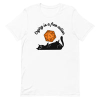 Crying Is A Free Action DND Unisex t-shirt