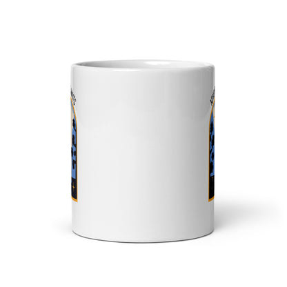 Adventure Awaits White glossy mug