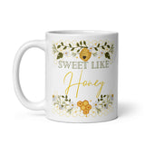 Sweet Like Honey White glossy mug
