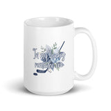 In My Hockey Romance Era White glossy mug