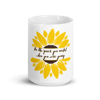 Be The Queer You Needed When You Were Young White glossy mug