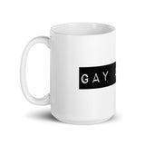 Gay Agenda White glossy mug