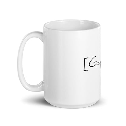 Gay Panic White glossy mug