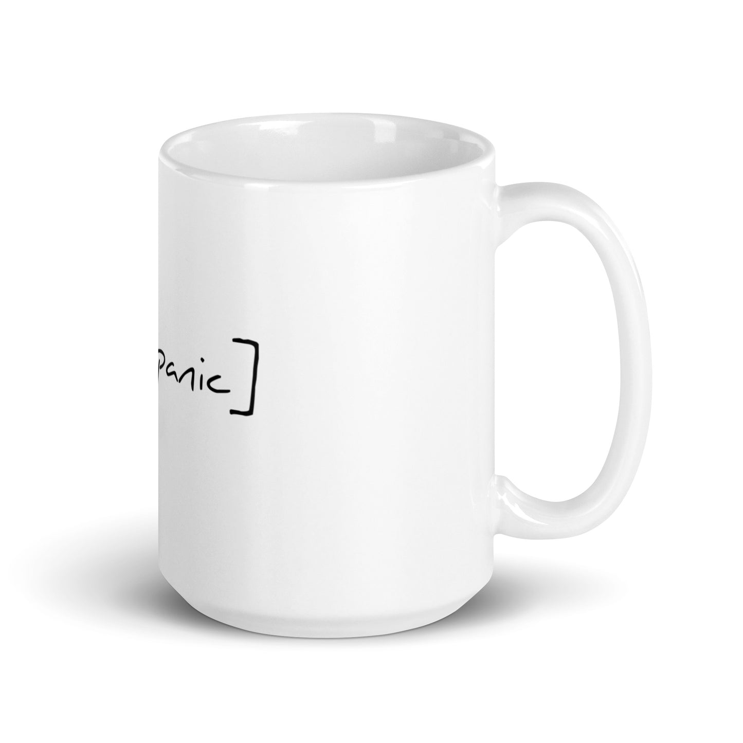 Gay Panic White glossy mug
