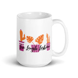 Live Laugh Lesbian White glossy mug