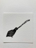 Mini Original Ink Art Broom of Power