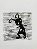 Mini Original Ink Art Heartless