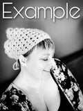 WHITE Crochet Head Bandana Veil Kerchief Cottagecore Boho