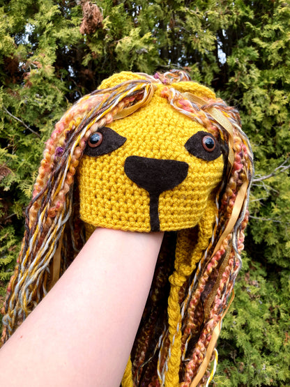 Lion Crochet Hat