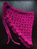 BERRY Crochet Head Bandana Veil Kerchief Cottagecore Boho