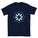 Sad Ghost Comic Circle Short-Sleeve Unisex T-Shirt