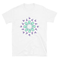 Sad Ghost Comic Circle Short-Sleeve Unisex T-Shirt