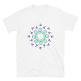 Sad Ghost Comic Circle Short-Sleeve Unisex T-Shirt