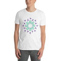 Sad Ghost Comic Circle Short-Sleeve Unisex T-Shirt