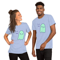 I miss hugs Sad Ghost Comic Short-Sleeve Unisex T-Shirt