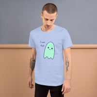 I miss hugs Sad Ghost Comic Short-Sleeve Unisex T-Shirt