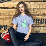 I miss hugs Sad Ghost Comic Short-Sleeve Unisex T-Shirt