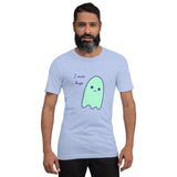 I miss hugs Sad Ghost Comic Short-Sleeve Unisex T-Shirt