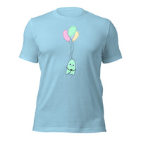 Sad Ghost Comic Balloon Flight Unisex t-shirt