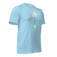 Sad Ghost Comic Balloon Flight Unisex t-shirt