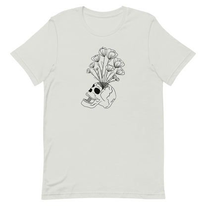 Skull Vase Unisex t-shirt