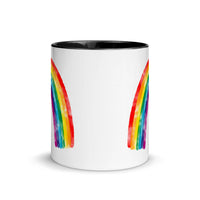 Rainbow Mug with Color Inside 11oz