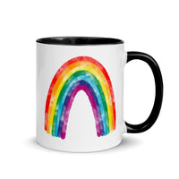 Rainbow Mug with Color Inside 11oz