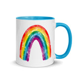 Rainbow Mug with Color Inside 11oz